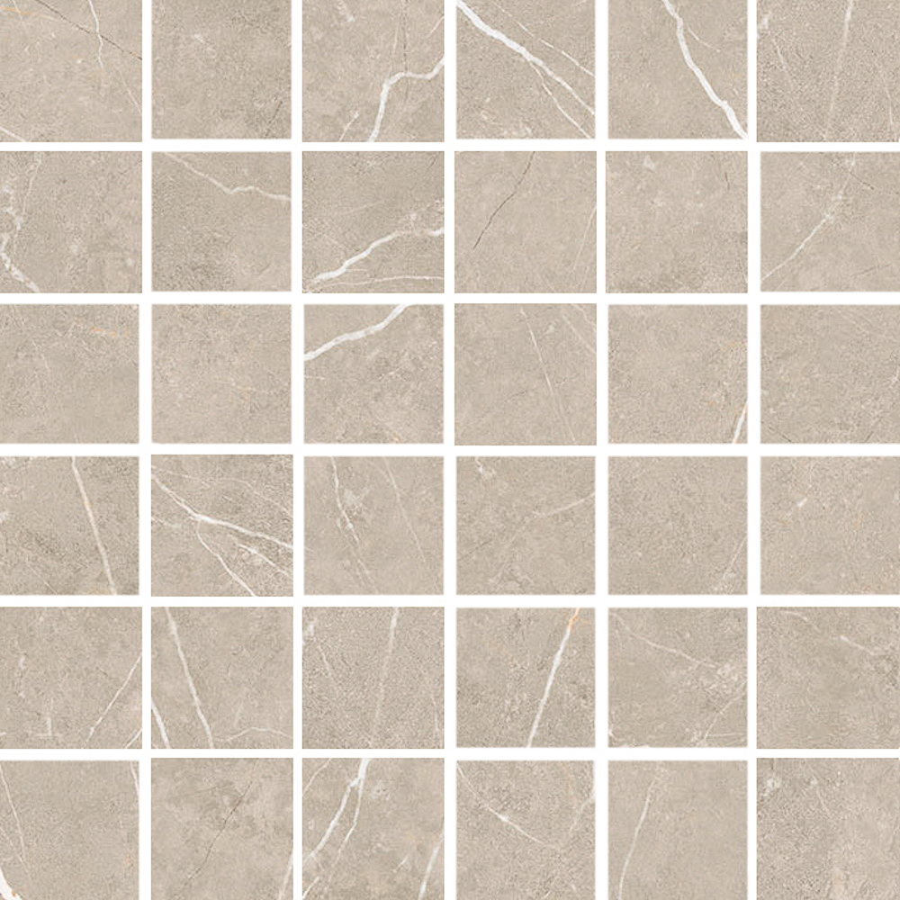 Glaciär Greige mosaik 5x5