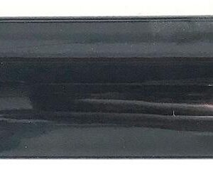 Bård rund antracite blank 2.5x15