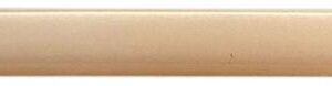 Bård rund caramel blank 1.2x20