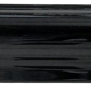 Bård kupad svart 5x20