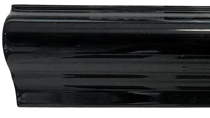 Bård kupad svart 5x20