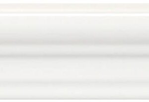 Bård kupad italiana vit blank 5x20