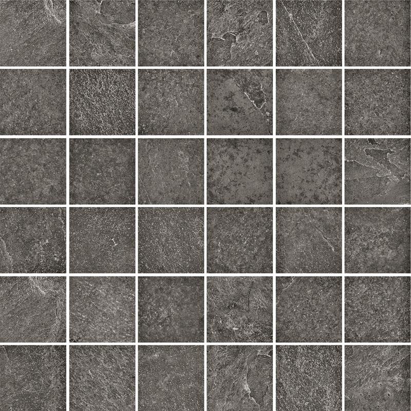 Mosaik slate stone mud 4,8x4,8