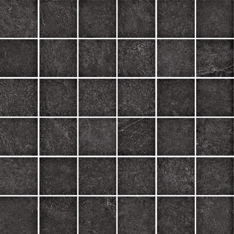 Mosaik slate stone black 4,8x4,8