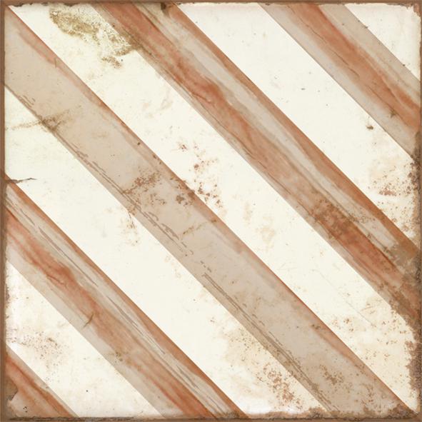 Loft floor stripe natural 20x20