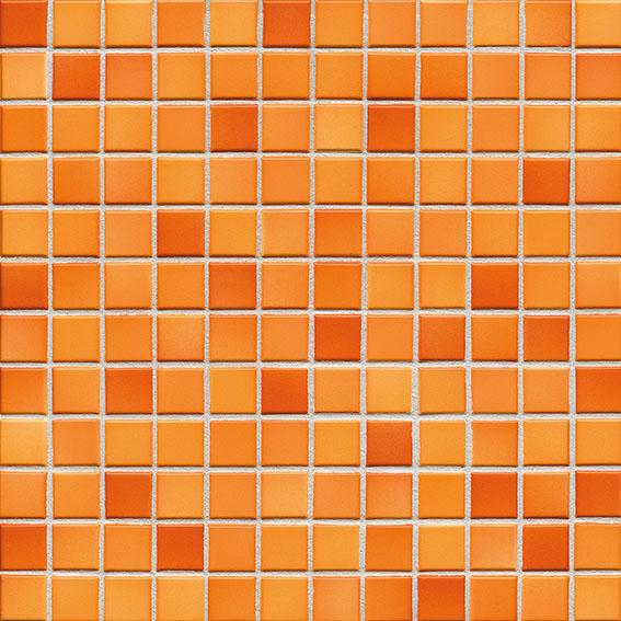 Mosaik fresh sunset orange mix 2,4x2,4