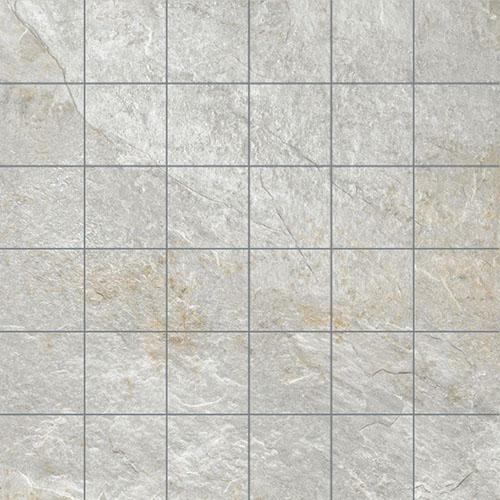 Mosaik rocks silver white 5x5