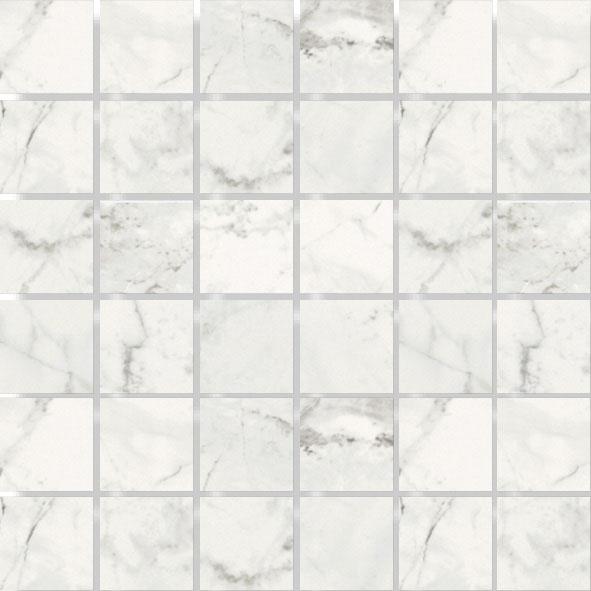 Mosaik luni blanco polerad 4,8x4,8